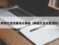 北票网页栏目结果设计模板（网站栏目设置结构）